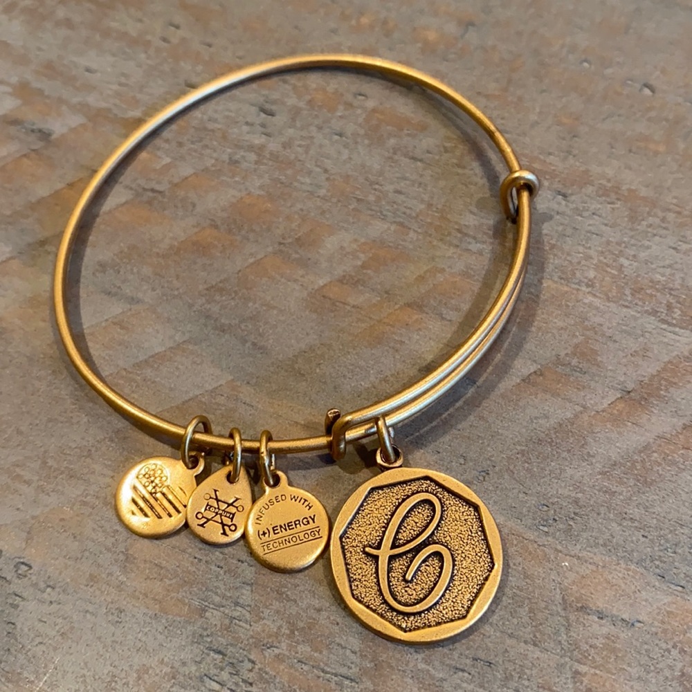 Alex and Ani Initial Bracelet